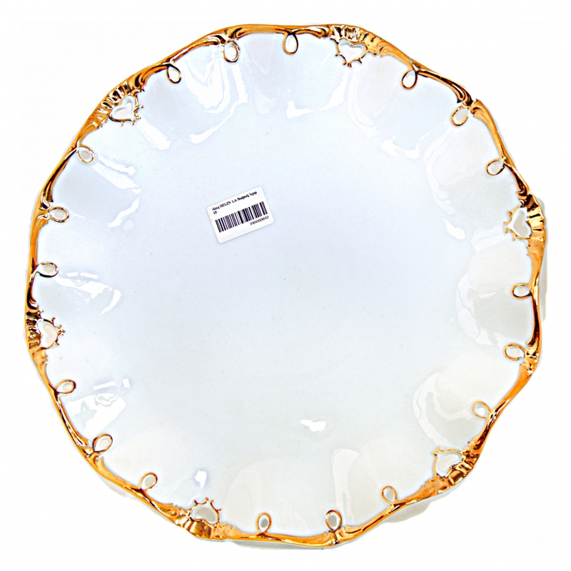 Մրգաման HELEN LA Տափակ Կլոր 10 Ոսկ/գ Եզր Անցքերով 2